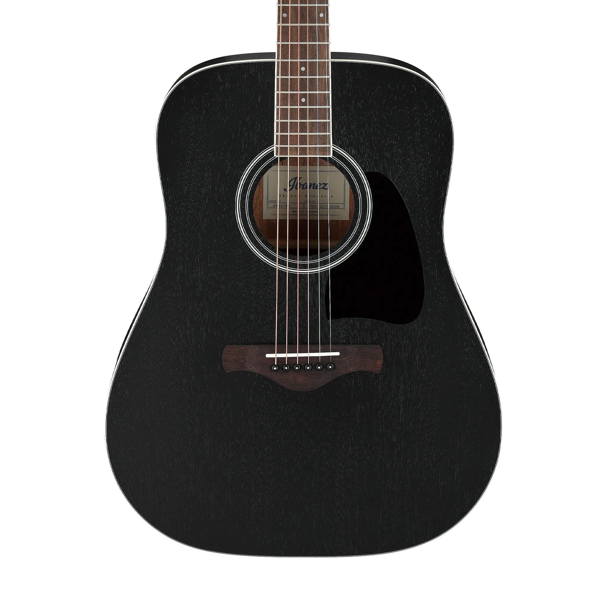 Ibanez Artwood AW84-WK Acoustic Guitar, Weathered Black