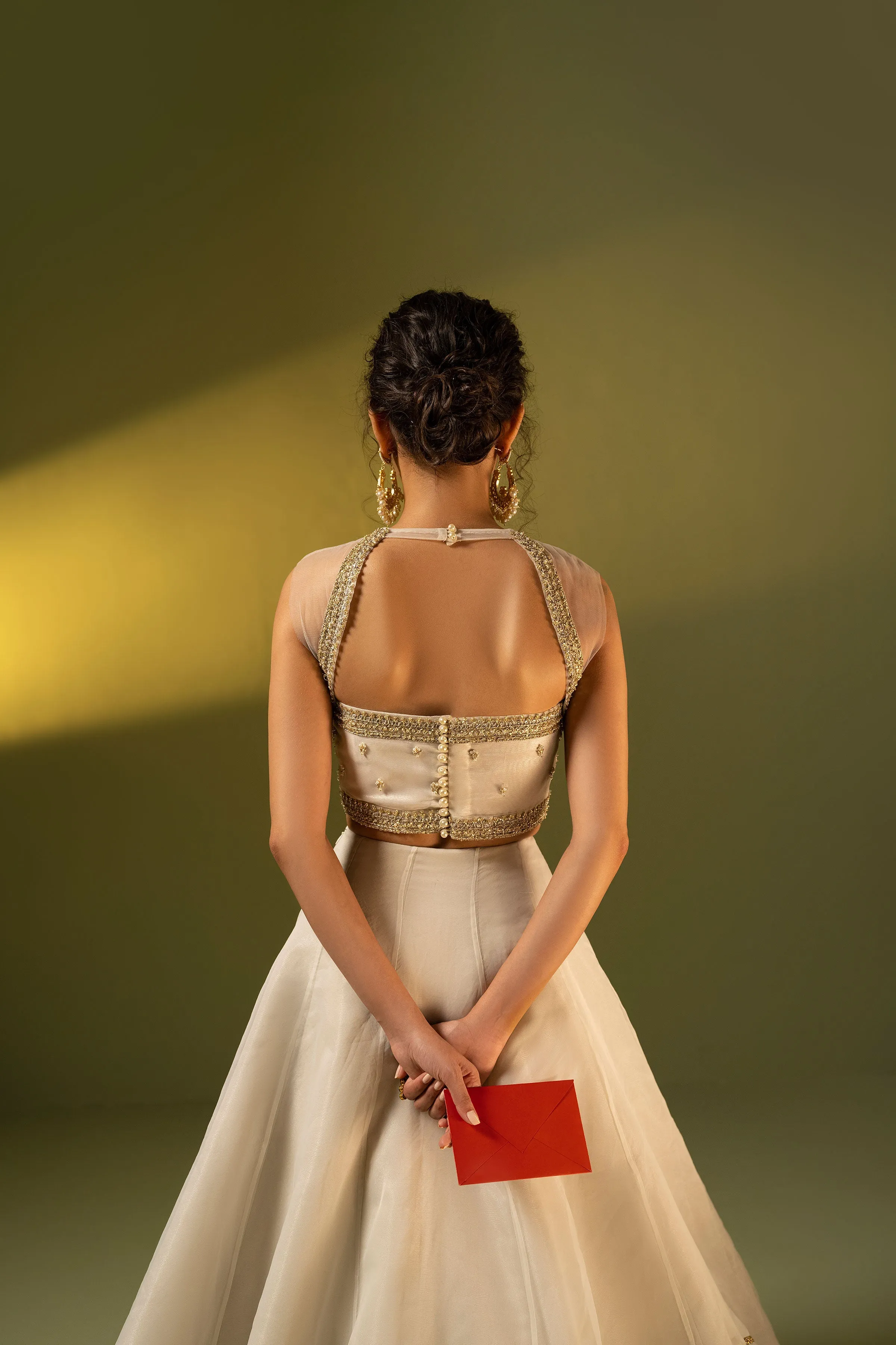 Indian Wedding Dress in Lehenga Choli Dupatta Style