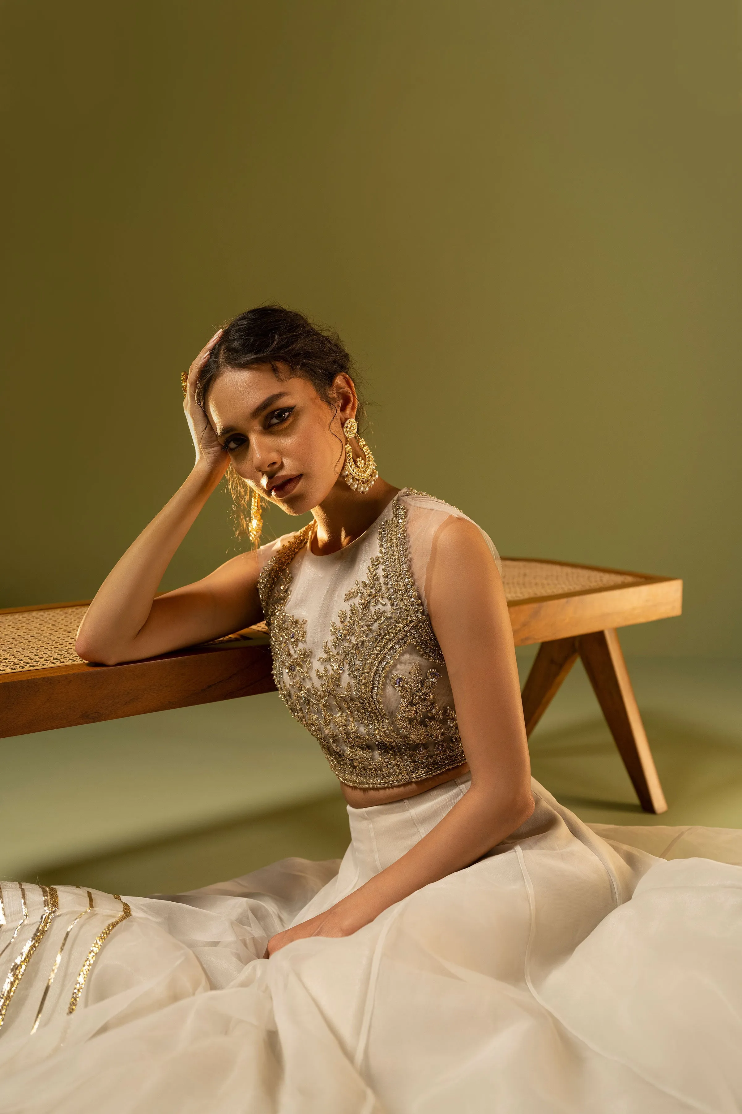 Indian Wedding Dress in Lehenga Choli Dupatta Style