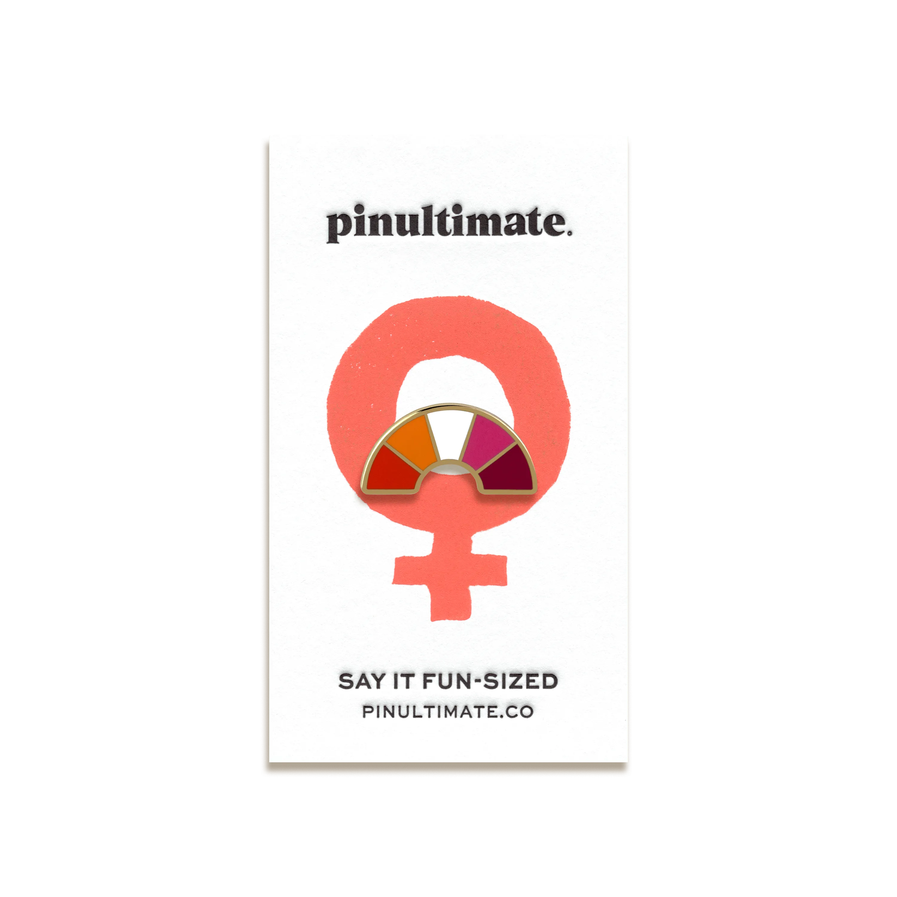 Lesbian Pride Enamel Pin by Pinultimate