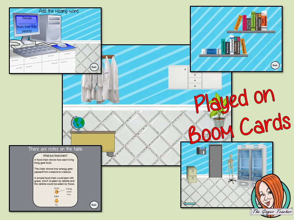 Life Science Escape Room Boom Cards