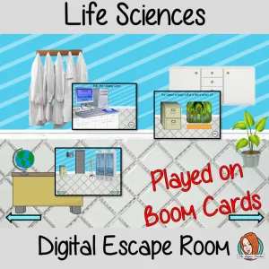 Life Science Escape Room Boom Cards