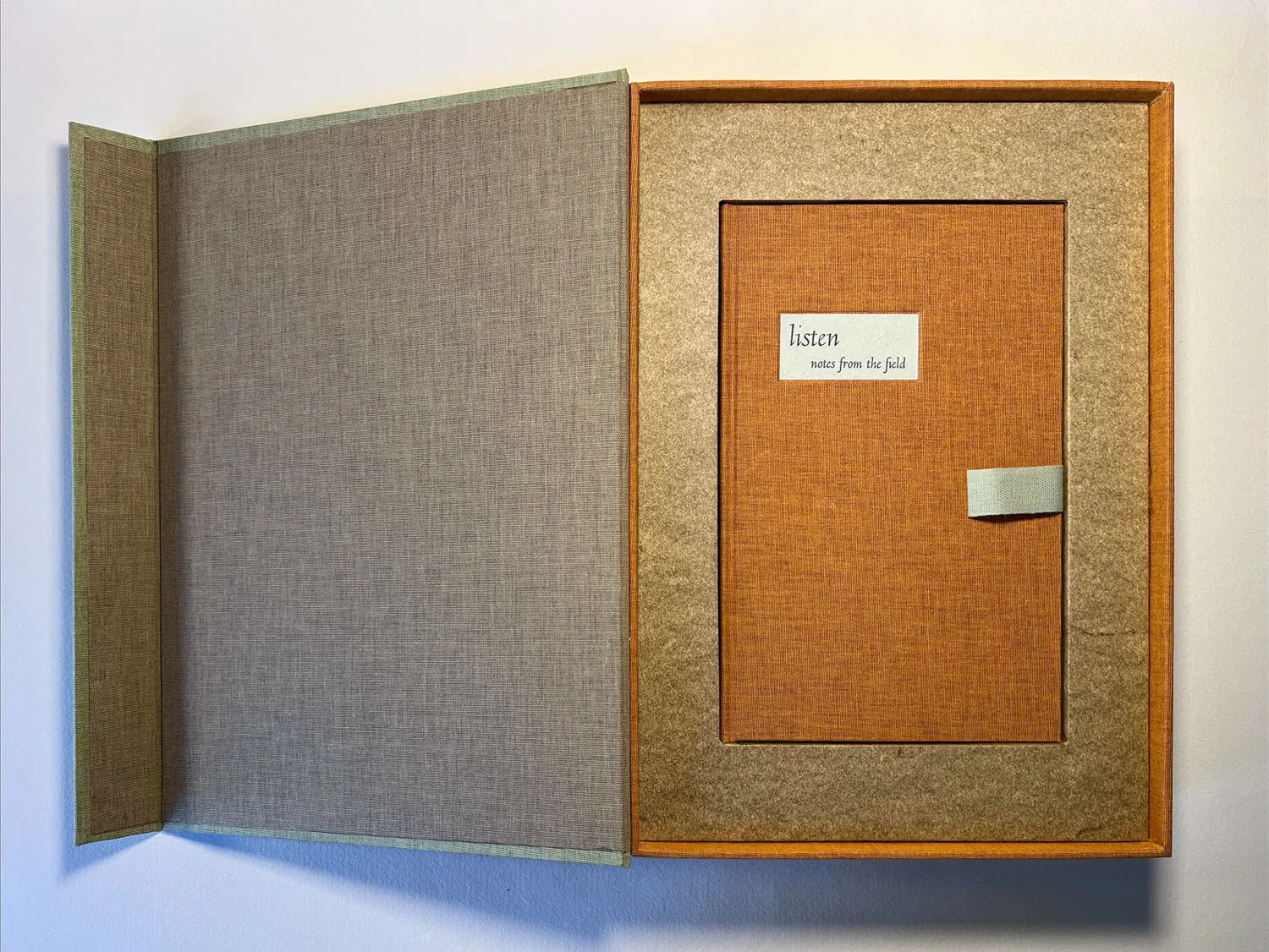 Listen, Notes from the field by Rebecca Chamlee