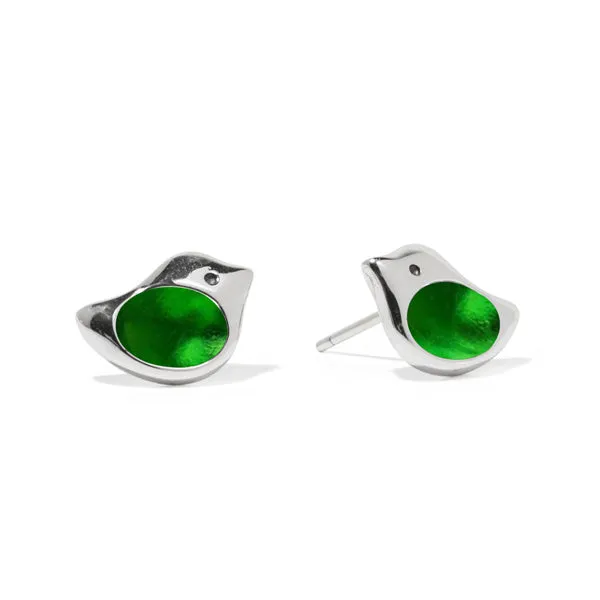 Little Bird Sterling Silver Stud Earrings