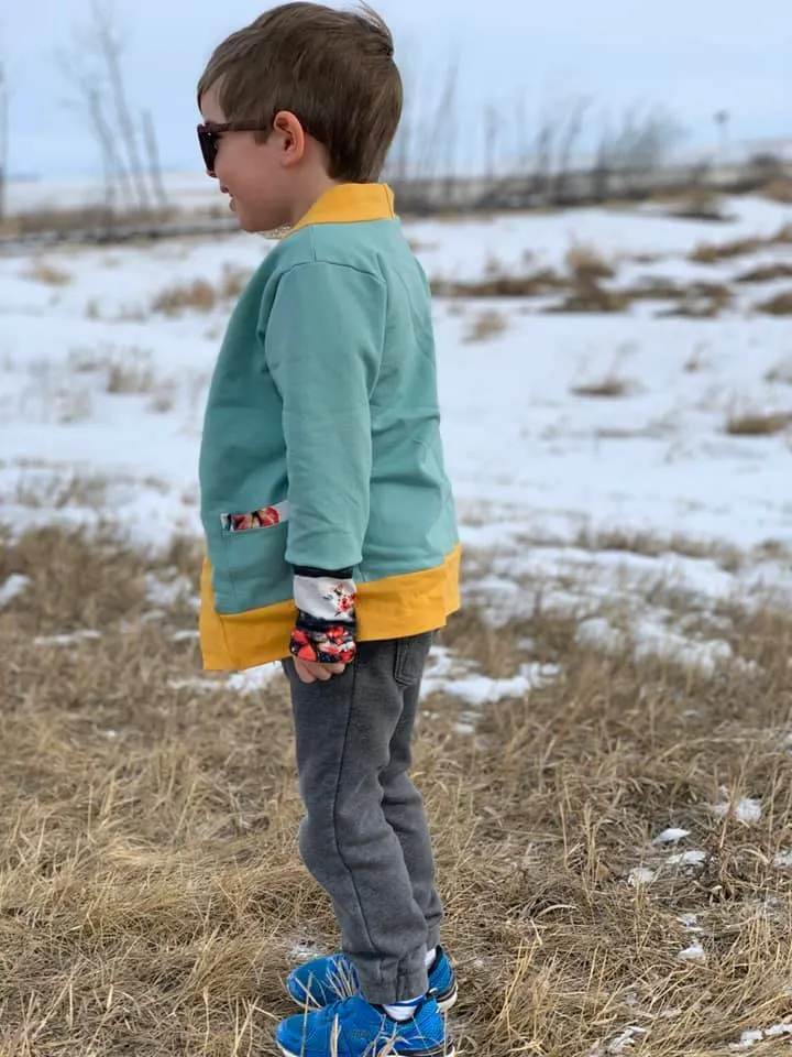 Little Kids Classic Cardigan - PDF Apple Tree Sewing Pattern