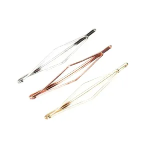 Long Diamond Metal Bobby Pins