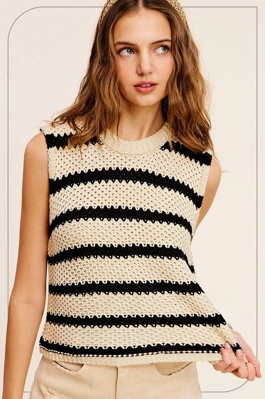 Making Strides Knit Sweater Tank