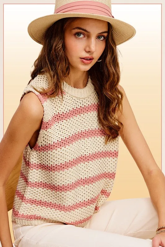 Making Strides Knit Sweater Tank