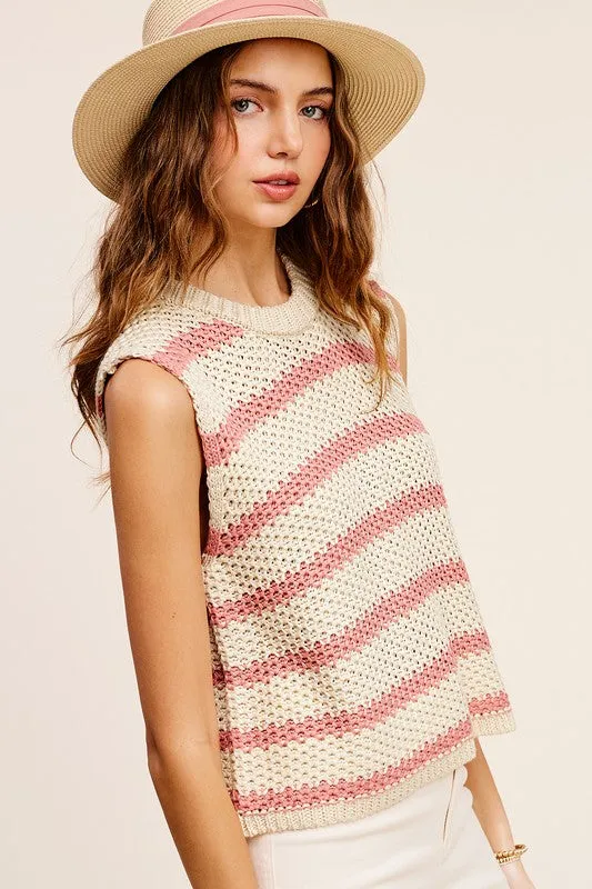 Making Strides Knit Sweater Tank