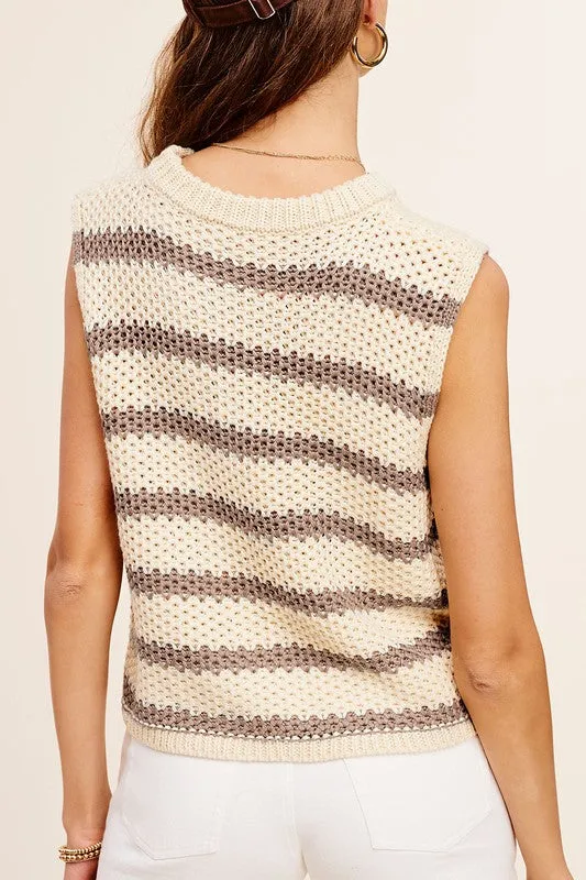 Making Strides Knit Sweater Tank