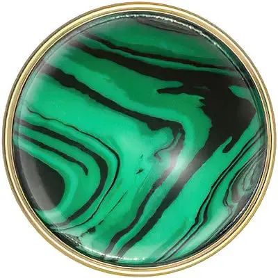 Malachite Stone Upholstery Nail - A Gemstone of Distinctive Beauty