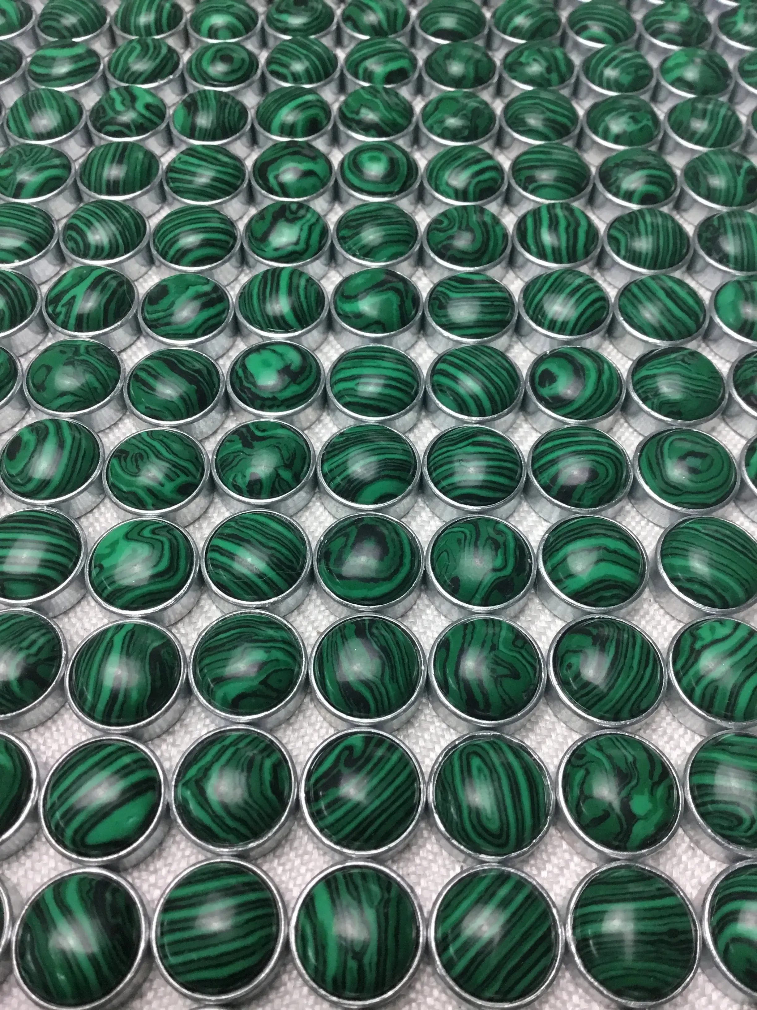 Malachite Stone Upholstery Nail - A Gemstone of Distinctive Beauty