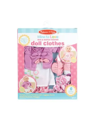 Melissa & Doug Mine to Love Mix & Match Fashion Doll Clothes