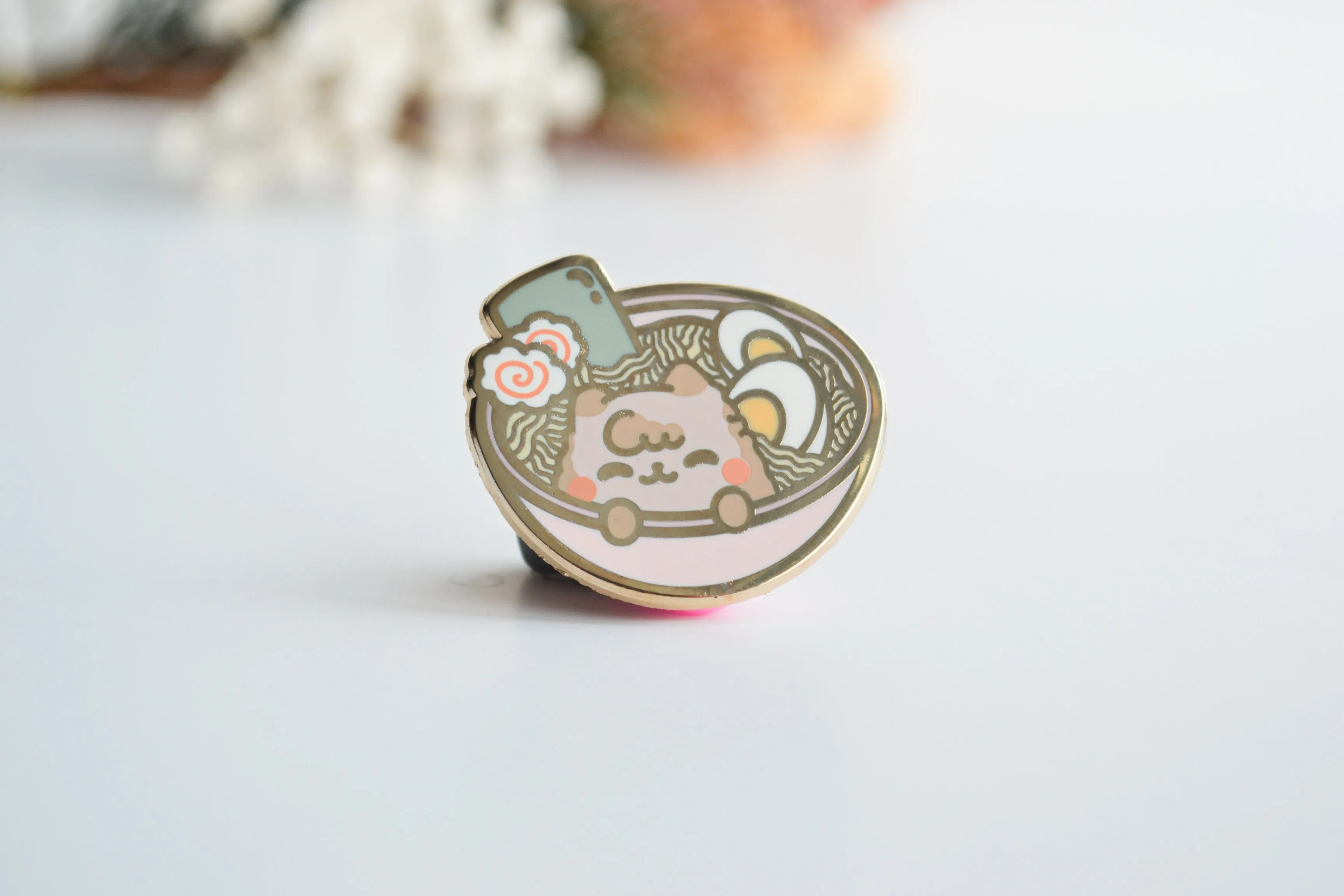 Milkie Ramen Enamel Pin