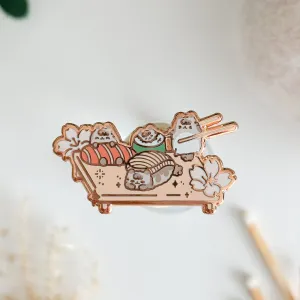Milkie Sushi Set Enamel Pin