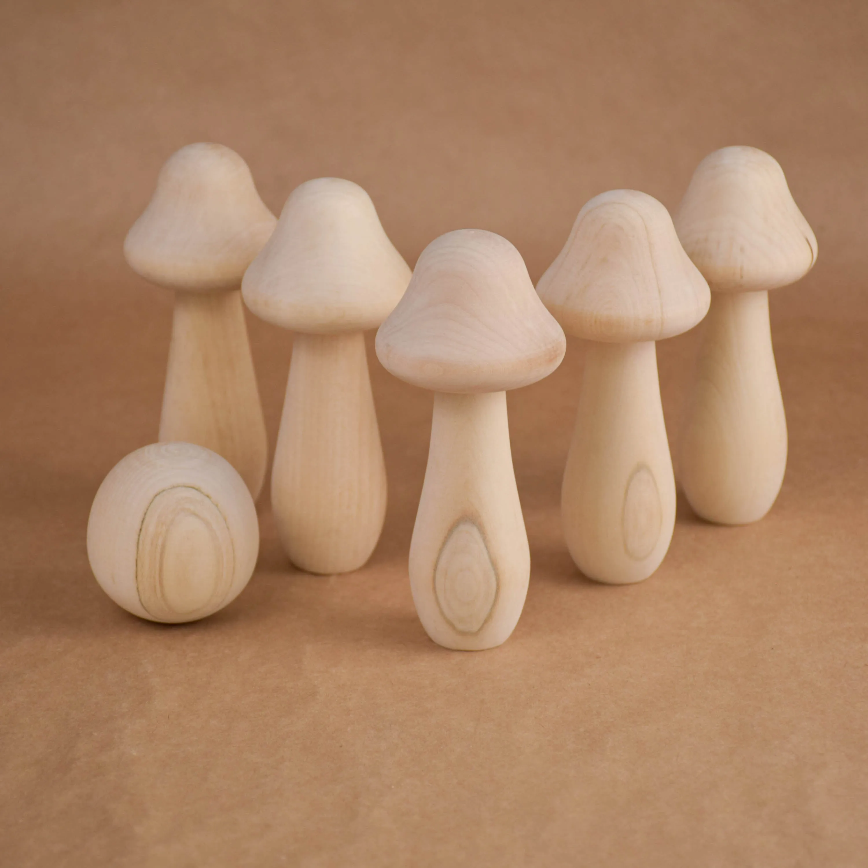Mini Bowling Game with Mushrooms