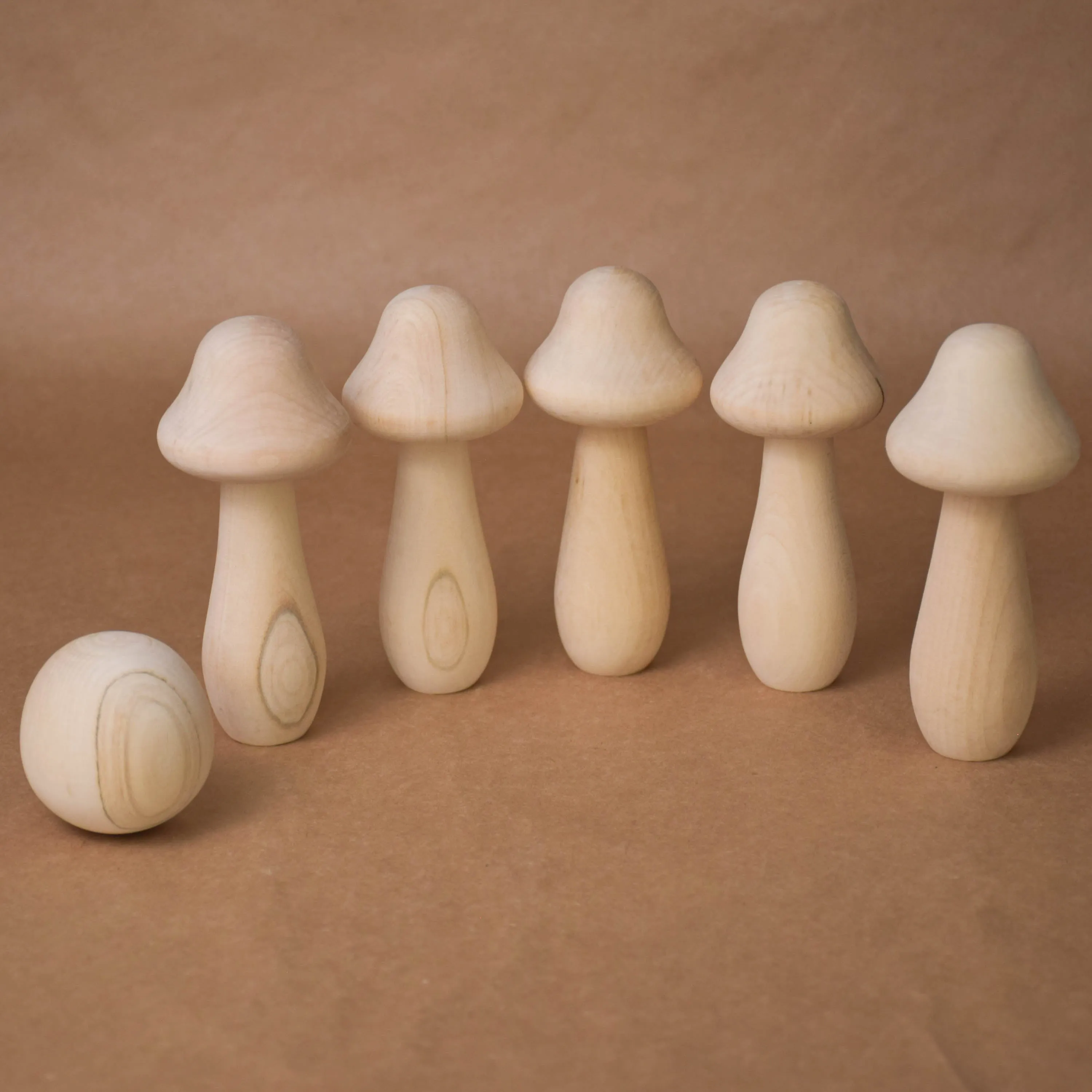 Mini Bowling Game with Mushrooms