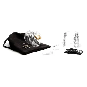 Mini-Me Chastity 1.25 Inch Cock Cage Kit - Clear