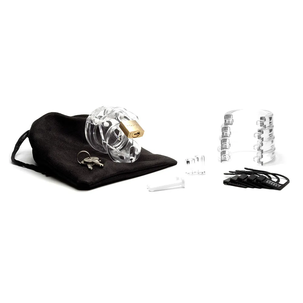 Mini-Me Chastity 1.25 Inch Cock Cage Kit - Clear