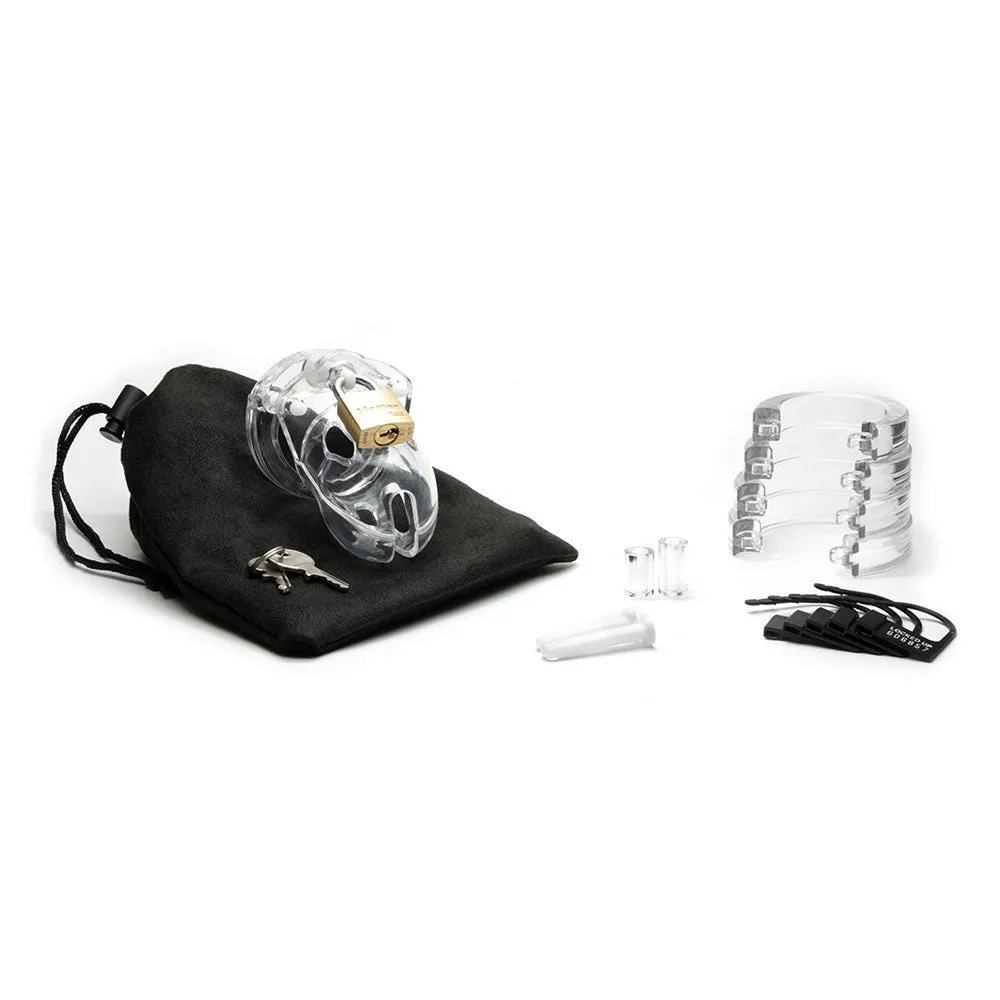 Mr. Stubb Chastity 1.75 Inch Cock Cage Kit - Clear