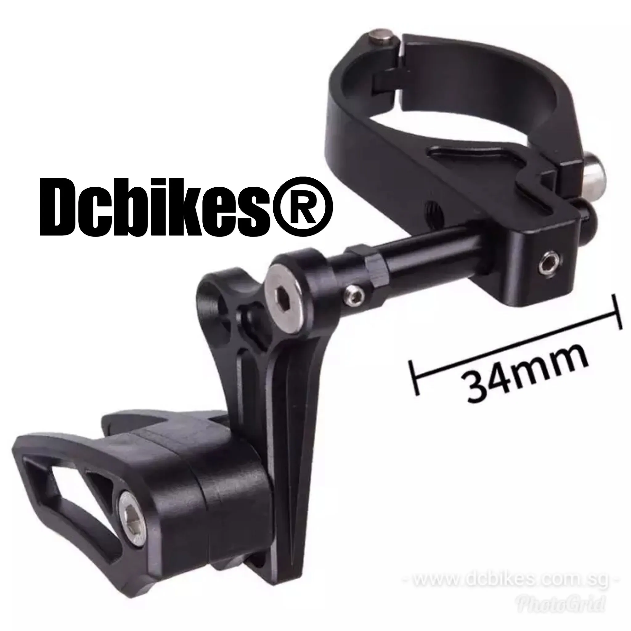 MTB Single Speed Seat Tube Clamp Assembly Universal Chain Guide