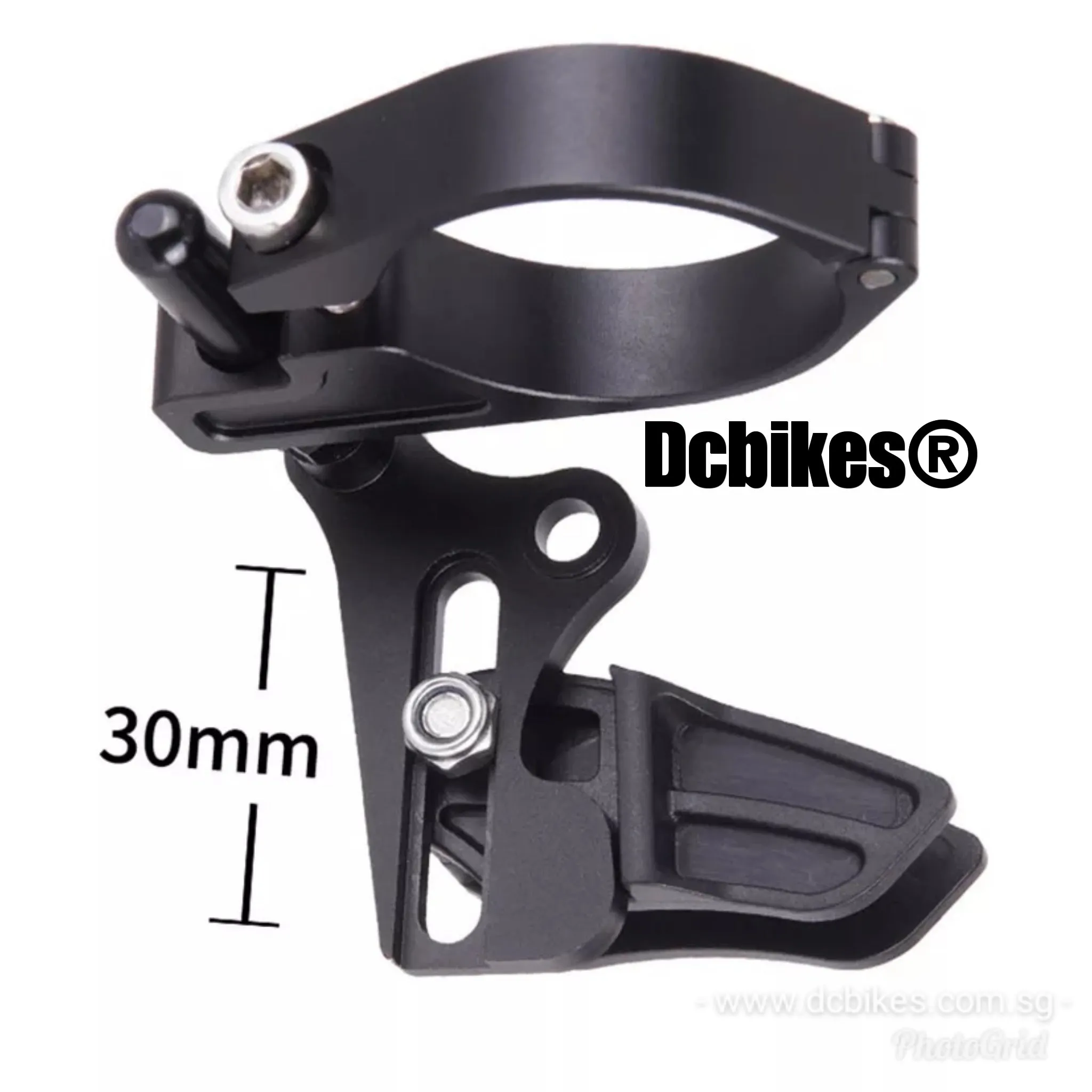 MTB Single Speed Seat Tube Clamp Assembly Universal Chain Guide