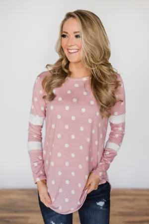 My Happy Place Top ~ Pink