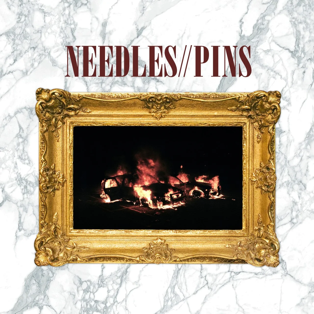 Needles//Pins -  S/T [BLACK/WHITE MARBLED VINYL: GREEN NOISE EXCLUSIVE] – New LP