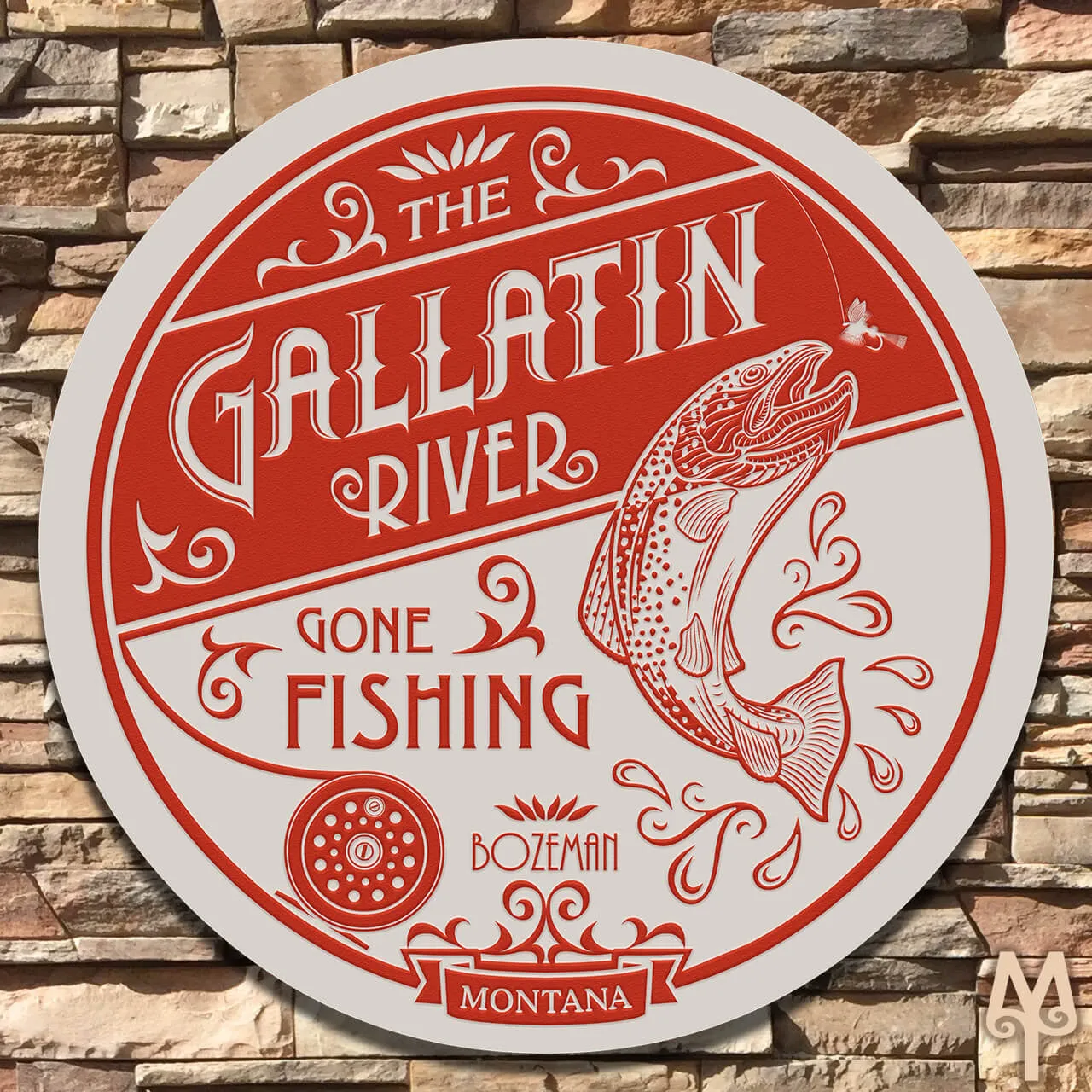 New Gallatin River, Wall Sign