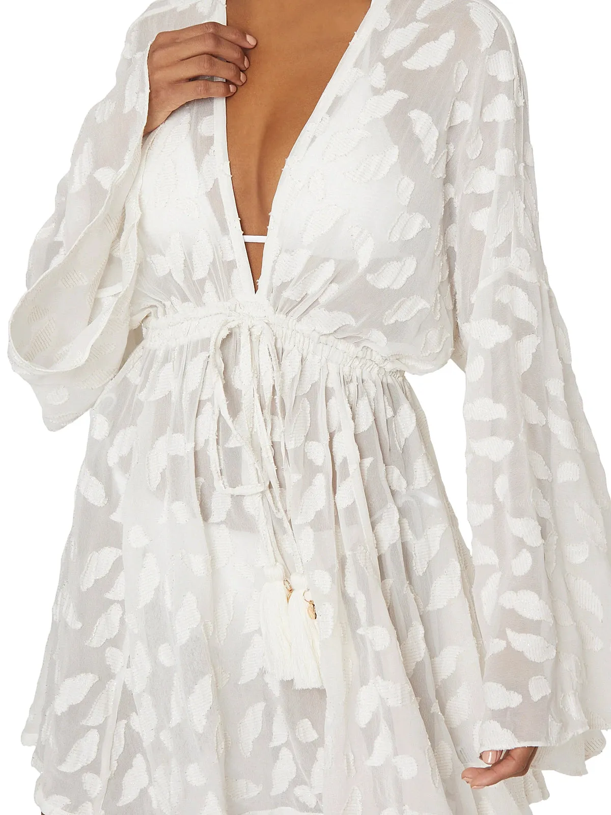 Olympia Lurex Jacquard Dress ::RET