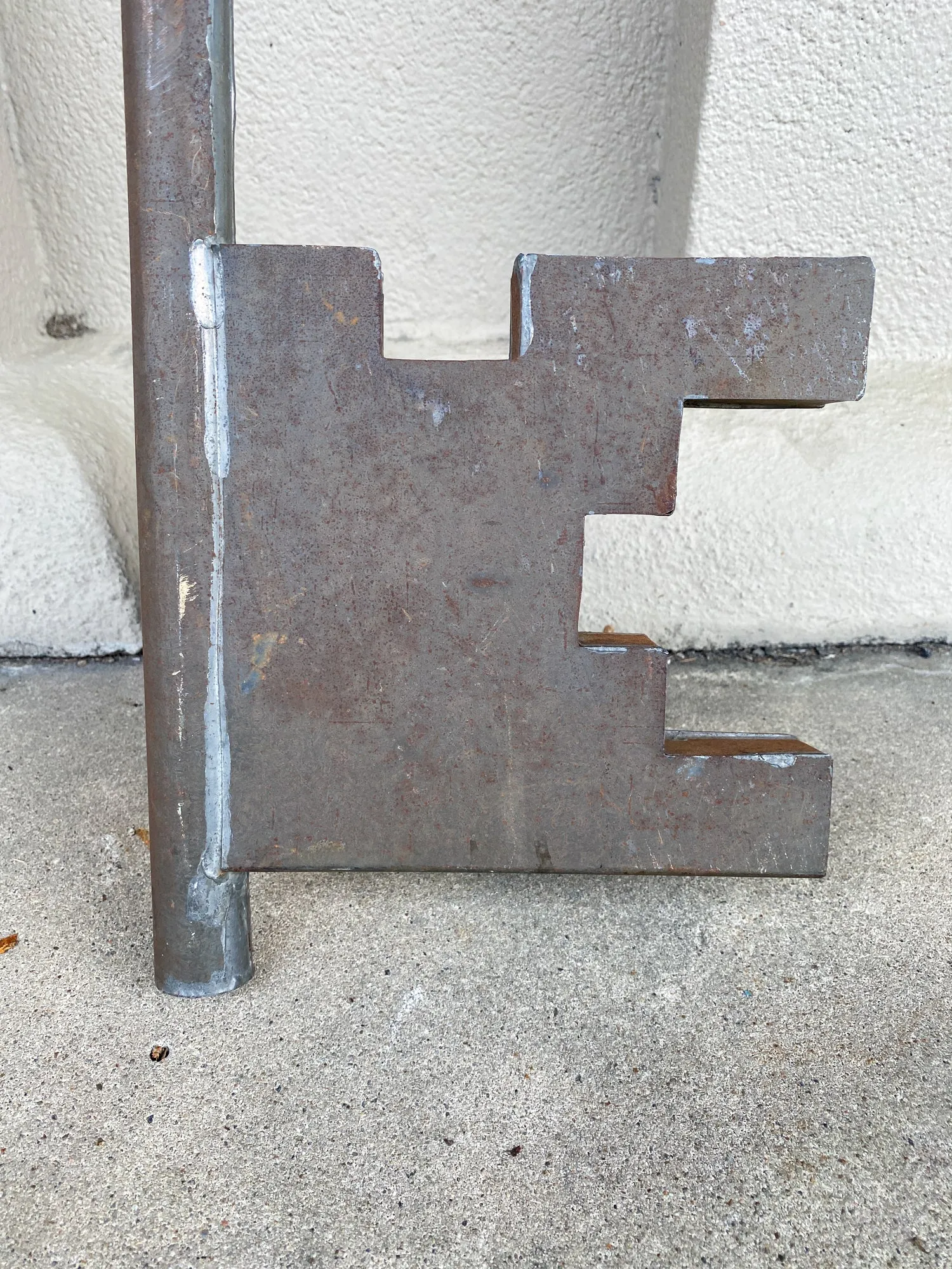 Oversized 1920s Metal Skeleton Key Decoration Found in France