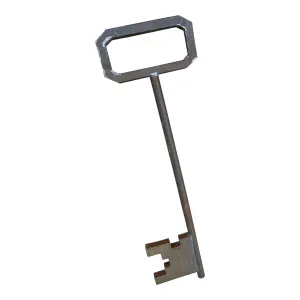 Oversized 1920s Metal Skeleton Key Decoration Found in France