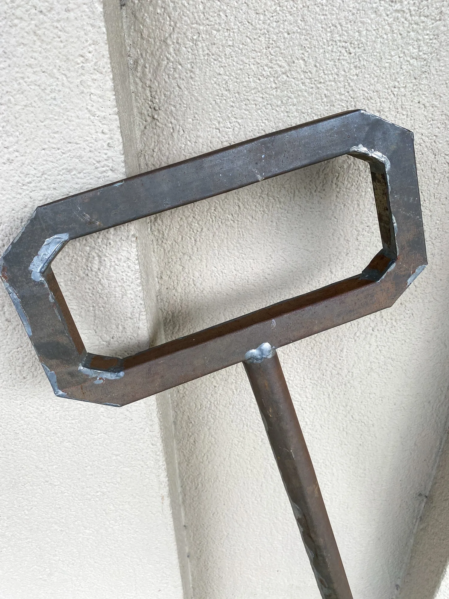 Oversized 1920s Metal Skeleton Key Decoration Found in France