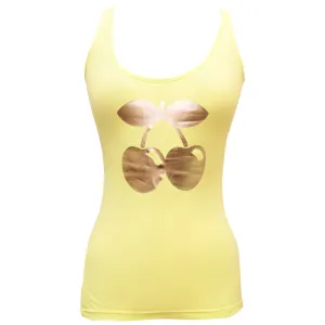 Pacha Gold Cherry Logo Vest