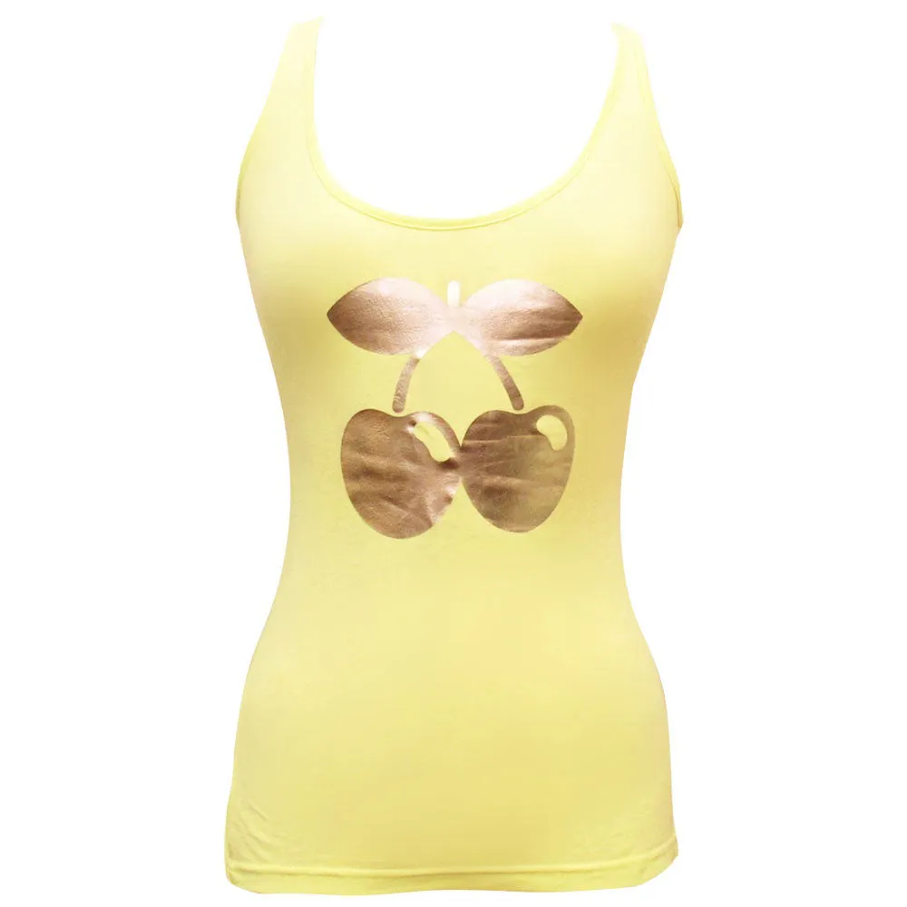 Pacha Gold Cherry Logo Vest