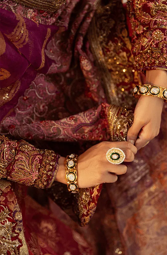 Pakistani Bridal Dress in Pishwas Frock Sharara Style