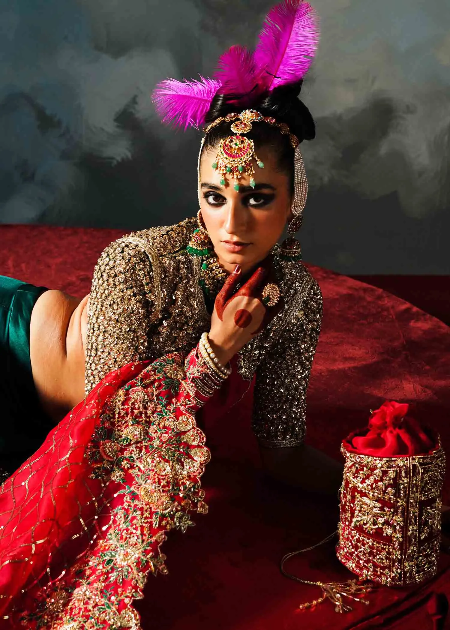 Pakistani Wedding Dress in Bridal Lehenga Choli Style