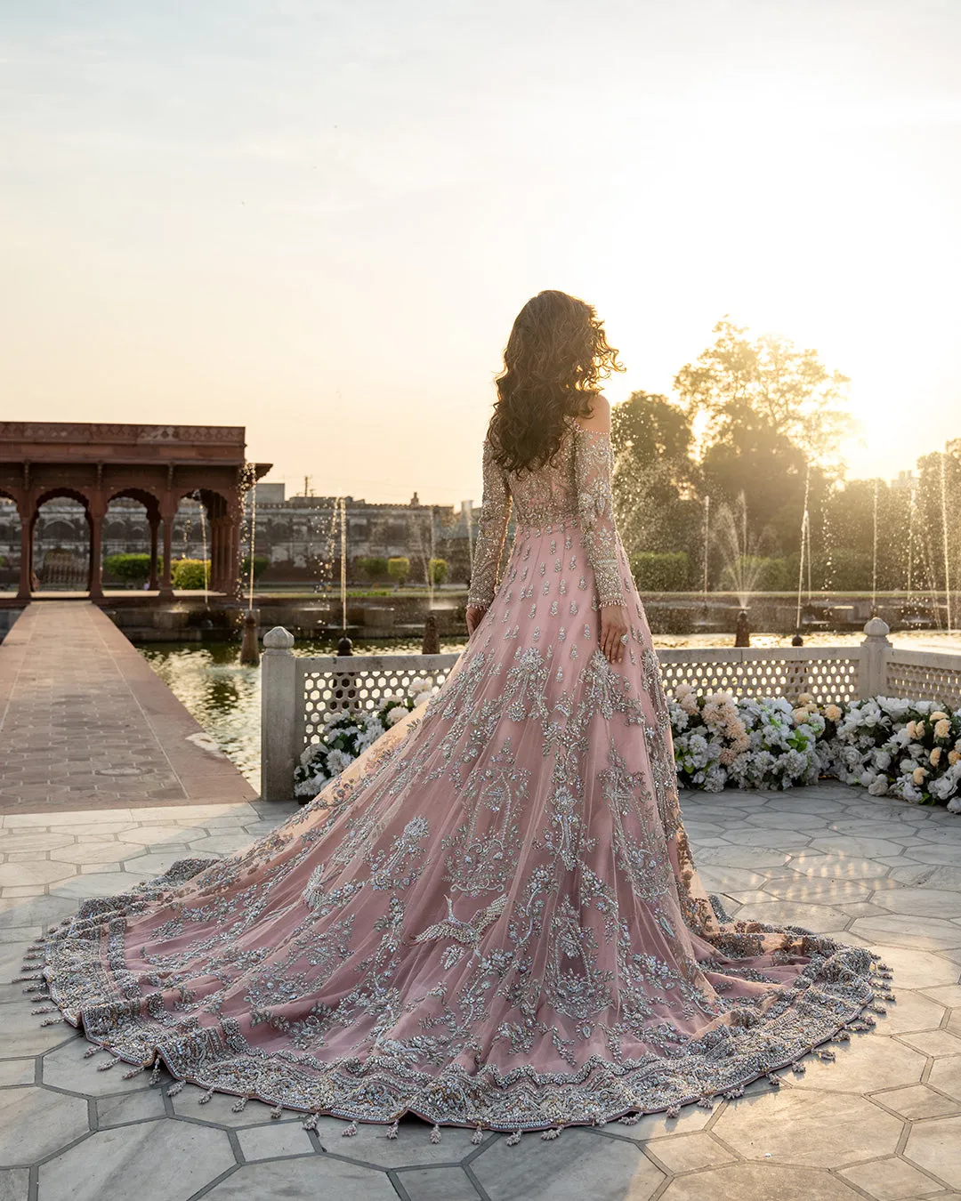 Pakistani Wedding Dress in Bridal Lehenga Gown Style