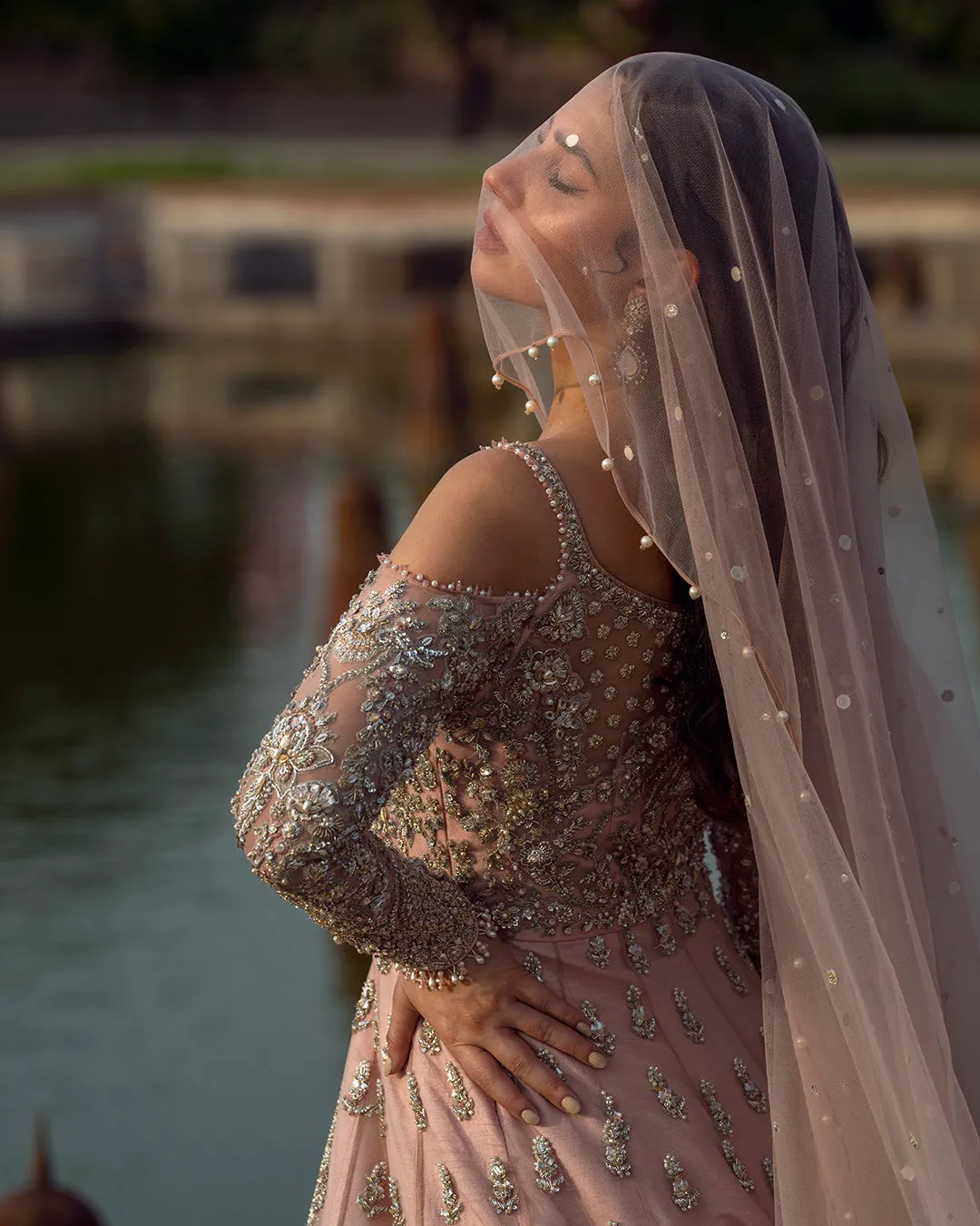 Pakistani Wedding Dress in Bridal Lehenga Gown Style