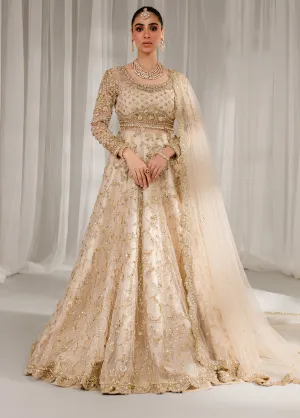 Pakistani Wedding Dress in Bridal Pishwas Frock Style