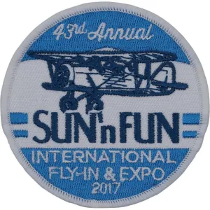 Patch - 2017 SUN 'n FUN Embroidered Patch (Iron On Application)