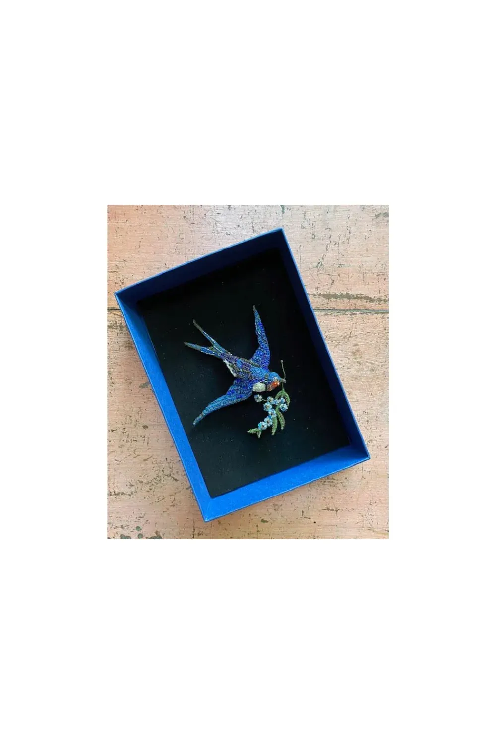 Peace Swallow Big Brooch Pin
