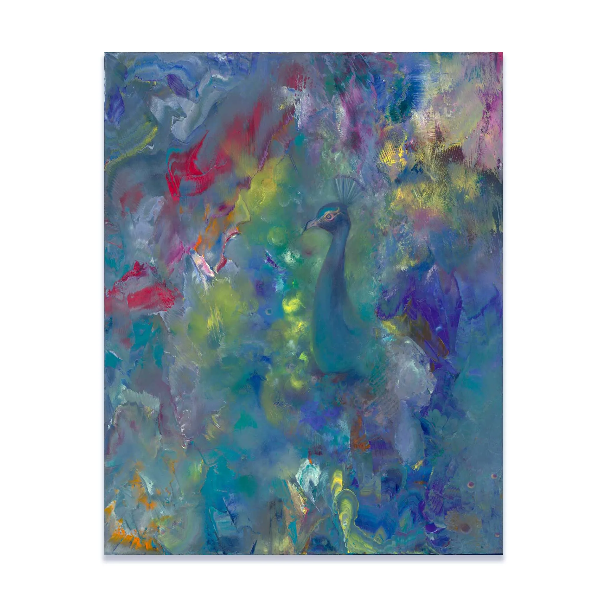 Peacock Splendor Ornament of the Spirit (Diptych - Set of 2)