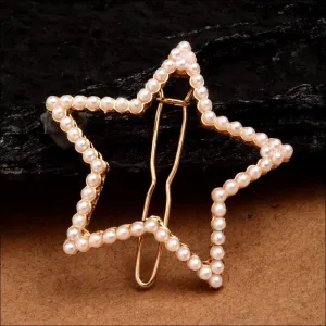 Pearl Star Hairpin