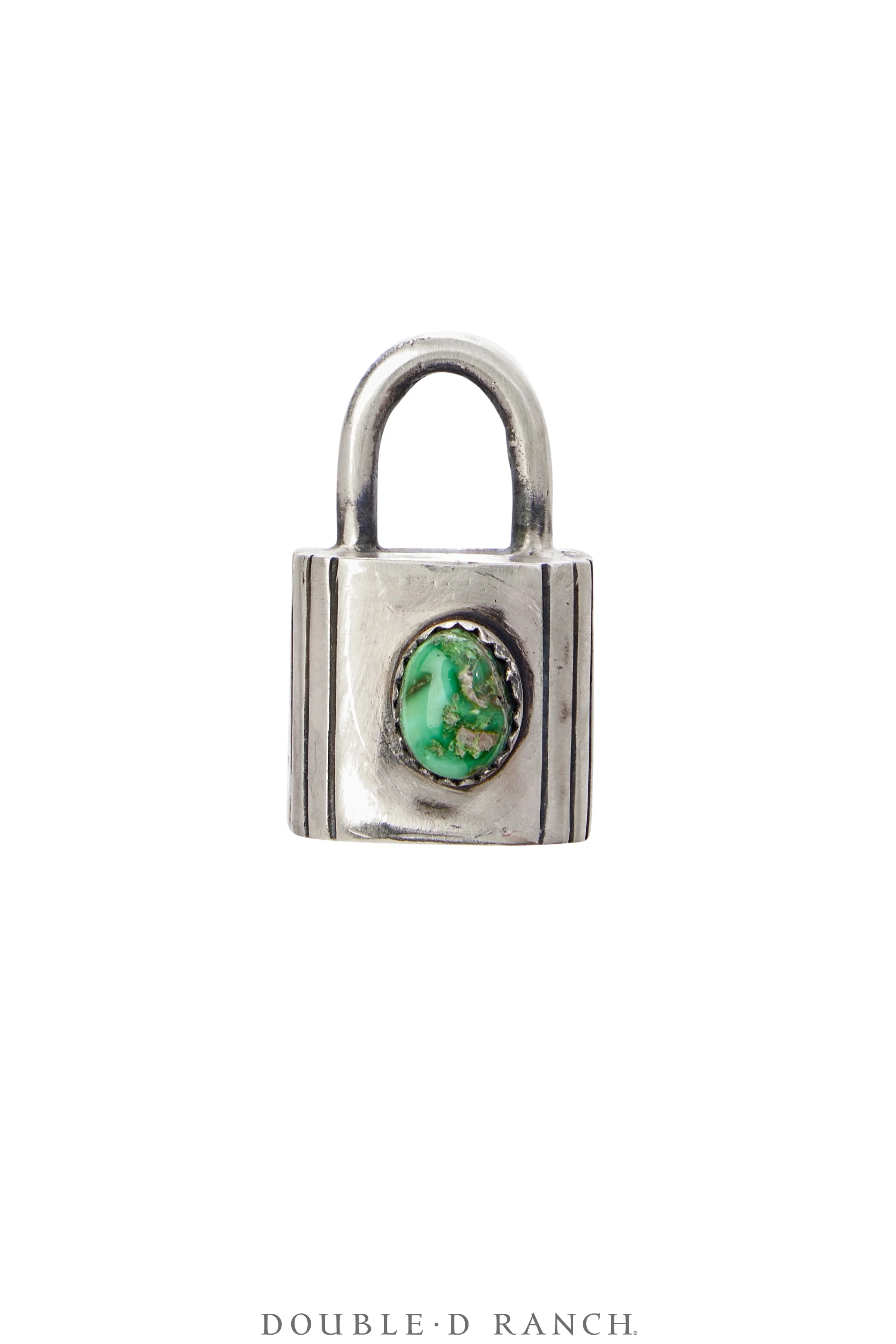 Pendant, Novelty, Lock, Turquoise, Hallmark, Contemporary, 1116