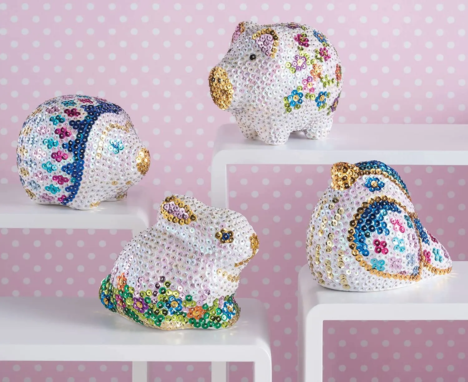 PENGUIN Sequin Art 3D Sculpture Sparkling Decorative Arts & Crafts Kit