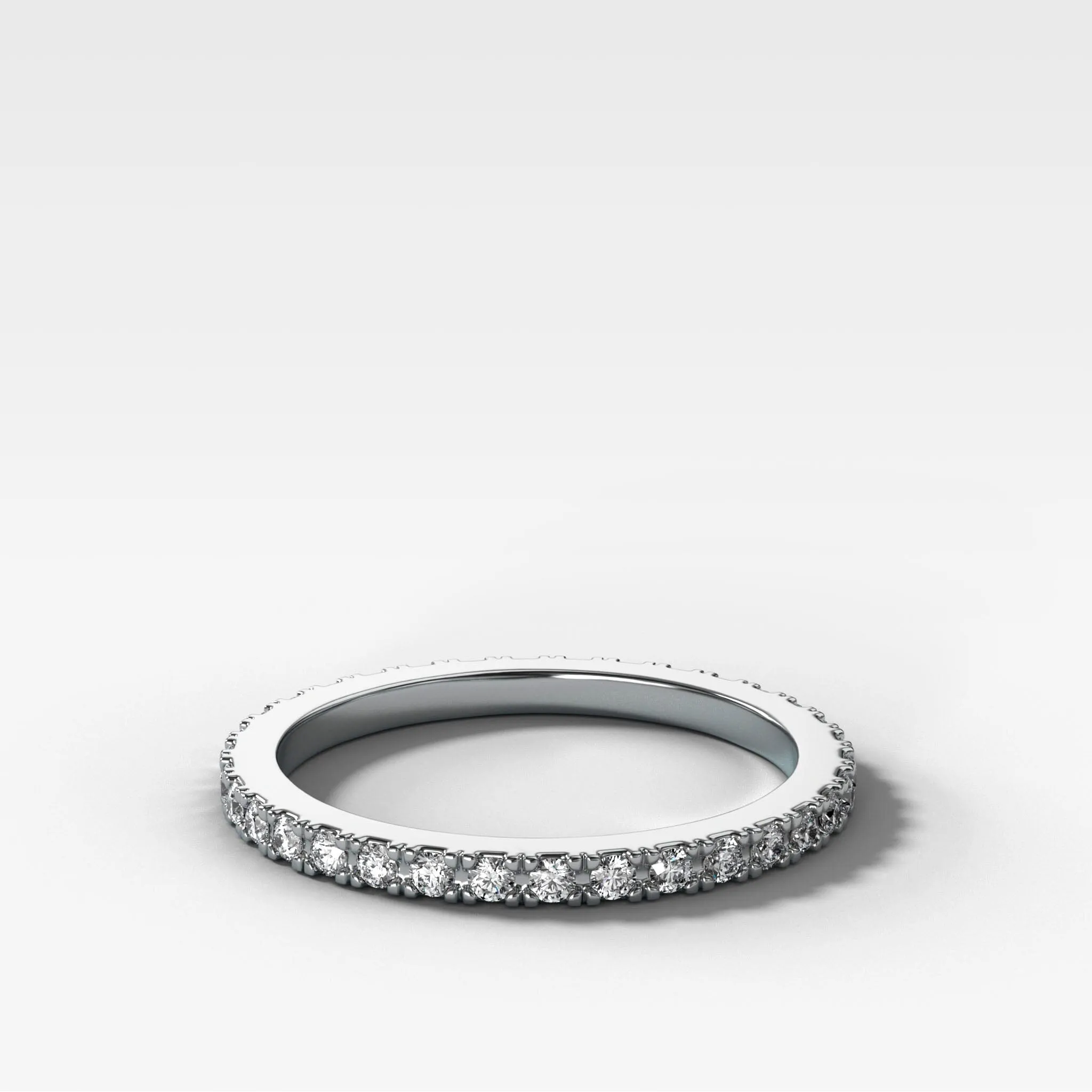 Petite Classic Pavé Diamond Eternity Band