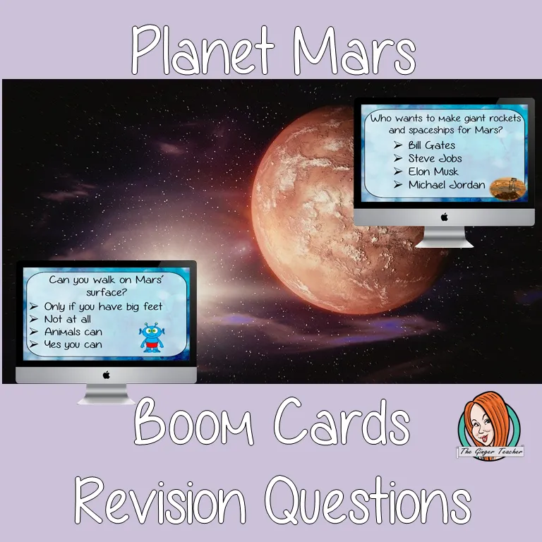 Planet Mars Revision Questions Boom Cards