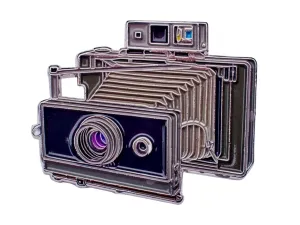 Polaroid Land Camera - Enamel Pin