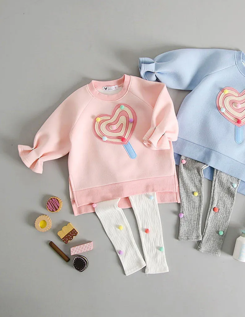 Pom-Pom Lollipop Jumper Pink